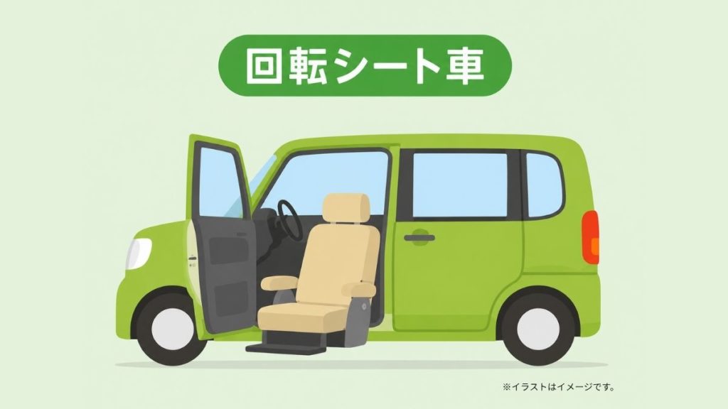 回転シート車のイメージ画像