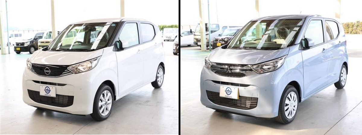 日産デイズと三菱ekワゴンの画像