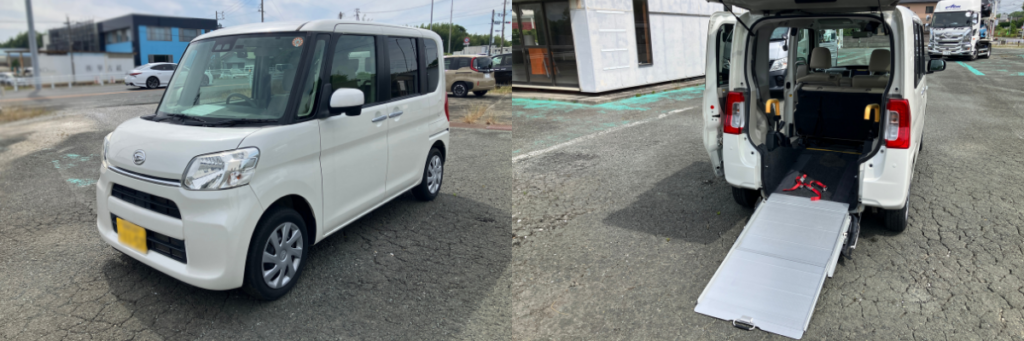 タントとタントのスロープの画像